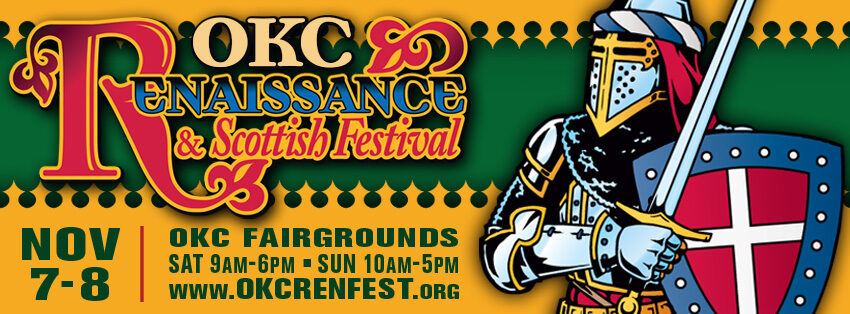 Oklahoma City Renaissance Festival, November 8th and 9th, 2025
